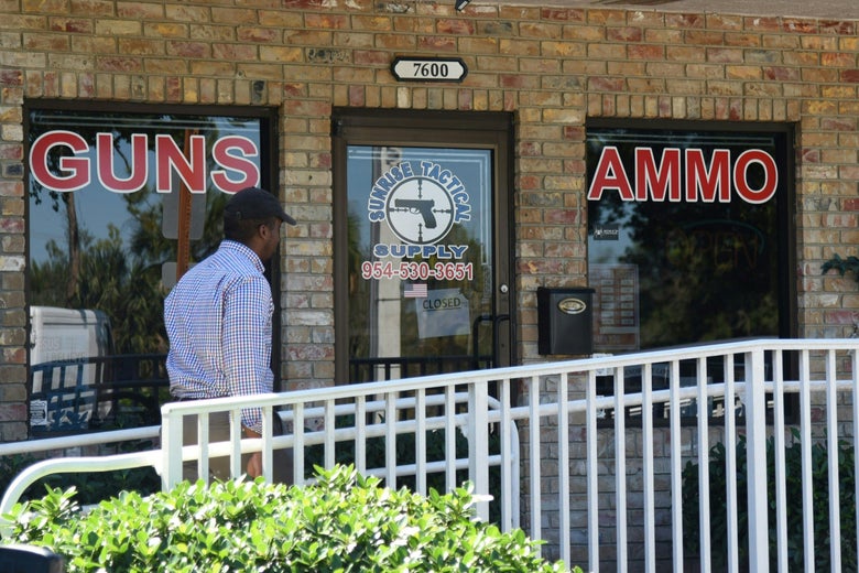 19-year-old Nikolas Cruz bought his AR-15 at the Sunrise Tactical Supply store in Florida.